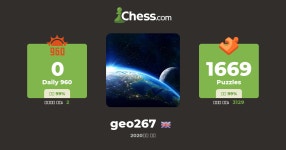geographygenius267 (geo267) - 체스 프로필 - Chess.com geographygenius267 (geo267) - 체스 프로필