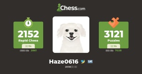 Aronian’s Pet (haze0616) - 체스 프로필 - Chess.com Aronian’s Pet (haze0616) - 체스 프로필