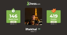iftekhai - 체스 프로필 - Chess.com iftekhai - 체스 프로필