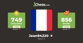 Jean94220 - 체스 프로필 - Chess.com Jean94220 - 체스 프로필