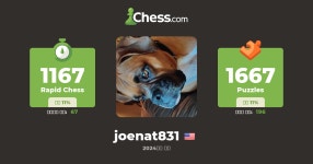 joenat831 - 체스 프로필 - Chess.com joenat831 - 체스 프로필