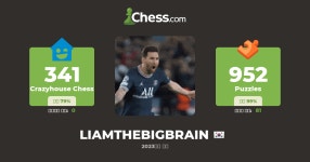 Liam Kim (LIAMTHEBIGBRAIN) - 체스 프로필 - Chess.com Liam Kim (LIAMTHEBIGBRAIN) - 체스 프로필