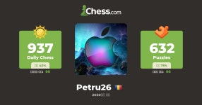 Petru26 - 체스 프로필 - Chess.com Petru26 - 체스 프로필