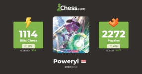 poweryi - 체스 프로필 - Chess.com poweryi - 체스 프로필