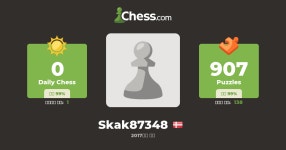 Skak87348 - 체스 프로필 - Chess.com Skak87348 - 체스 프로필