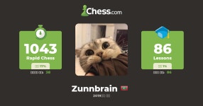 Zunnbrain - 체스 프로필 - Chess.com Zunnbrain - 체스 프로필
