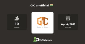 GIC unofficial - Chess Club - Chess.com GIC unofficial - Chess Club