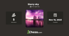 Starry sky - Chess Club - Chess.com Starry sky - Chess Club