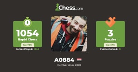 احمد شومان (a0884) - Chess Profile - Chess.com احمد  شومان (a0884) - Chess Profile