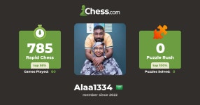 Alaa1334 - Chess Profile - Chess.com Alaa1334 - Chess Profile