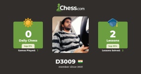 Dheeraj (D3009) - Chess Profile - Chess.com Dheeraj (D3009) - Chess Profile
