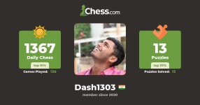 Darshil Shah (dash1303) - Chess Profile - Chess.com Darshil Shah (dash1303) - Chess Profile