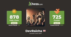 Dev Raicha (DevRaicha) - Chess Profile - Chess.com Dev Raicha (DevRaicha) - Chess Profile