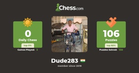 SRA1 (Dude283) - Chess Profile - Chess.com SRA1 (Dude283) - Chess Profile