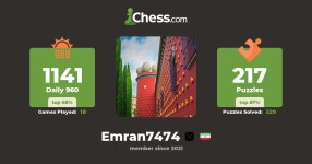 emran rezaye (emran7474) - Chess Profile - Chess.com emran rezaye (emran7474) - Chess Profile