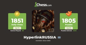 Андрей Катенцев (HyperlinkRUSSIA) - Chess Profile - Chess.com Андрей Катенцев (HyperlinkRUSSIA)... 