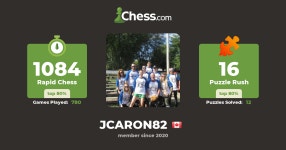 JCARON82 - Chess Profile - Chess.com JCARON82 - Chess Profile