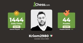Kriom (Kriom2980) - Chess Profile - Chess.com Kriom (Kriom2980) - Chess Profile