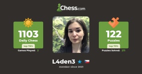 L4den3 - Chess Profile - Chess.com L4den3 - Chess Profile