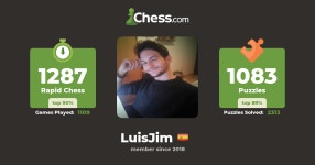 Luis (LuisJim) - Chess Profile - Chess.com Luis (LuisJim) - Chess Profile