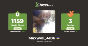 Виталий Зима (Maxwell_4106) - Chess Profile - Chess.com Виталий Зима (Maxwell_4106) - Chess Profile