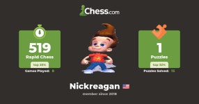 nickreagan - Chess Profile - Chess.com nickreagan - Chess Profile