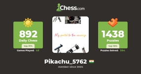 PIKACHUUUUU /an astrophotographer (Pikachu_5762) - Chess Profile - Chess.com PIKACHUUUUU /an astrophotographer (Pikachu_5762)... 