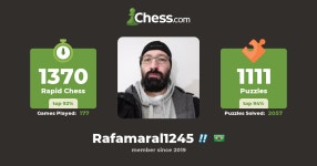 Rafael Amaral (Rafamaral1245) - Chess Profile - Chess.com Rafael Amaral (Rafamaral1245) - Chess Profile