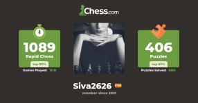 siva (siva2626) - Chess Profile - Chess.com siva (siva2626) - Chess Profile