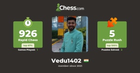 Vedant Patel (vedu1402) - Chess Profile - Chess.com Vedant Patel (vedu1402) - Chess Profile
