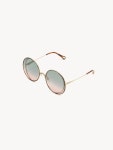                 Hanah Round Sunglasses In Metal | Chloé TW             Hanah Round Sunglasses In Metal | Chloé TW