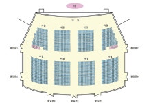 좌석배치도 - 문화회관
