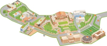 청강문화산업대학교 캠퍼스 구성