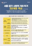 청강문화산업대학교 서울·경기 사회적 거리 두기 2단계 격상 안내 포스터