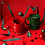 (65%할인)리드 코스터 머그(레드) 280ML | COFFEE BEAN KOREA Coffeebean (65%할인)리드 코스터 머그(레드) 280ml