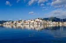 Marmaris city and fortress view from sea | Stock Photo | Colourbox