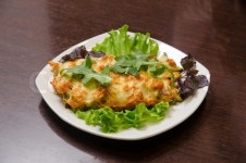 Chicken fillet baked with zucchini, rucola lettuce | Stock Photo | Colourbox