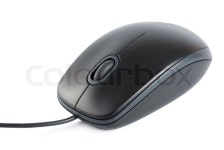 Computer mouse isolated on white background | Stock Photo | Colourbox