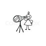 Cartoon hand drawing imagination | Stock Vector | Colourbox