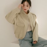 커먼유니크 디토 스트링 야상 점퍼