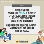 제11호 태풍 힌남노제주북상 - 카드뉴스 - 제주특별자치도의회
