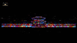빛으로 그리는 궁 미디어파사드 제1회 궁중문화축전 - 온라인... [문화포털 전시]빛으로 그리는 궁 미디어파사드 제1회 궁중문화축전