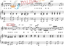 전람회의 기억의 습작 코드진행 질문입니다.(사진)