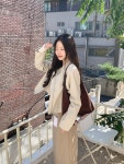 컬러위드클로젯 [봄신상🤍] 플랜레더jk (핀터룩🖤레더자켓,바이커자켓,레더블루종)