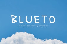 Blueto Schriftart | dafont.com