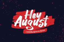 Hey August Font | dafont.com