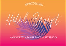 Hotel Script | dafont.com