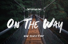 On The Way | dafont.com