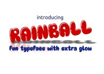 Rainball Font | dafont.com
