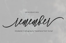 Remember | dafont.com